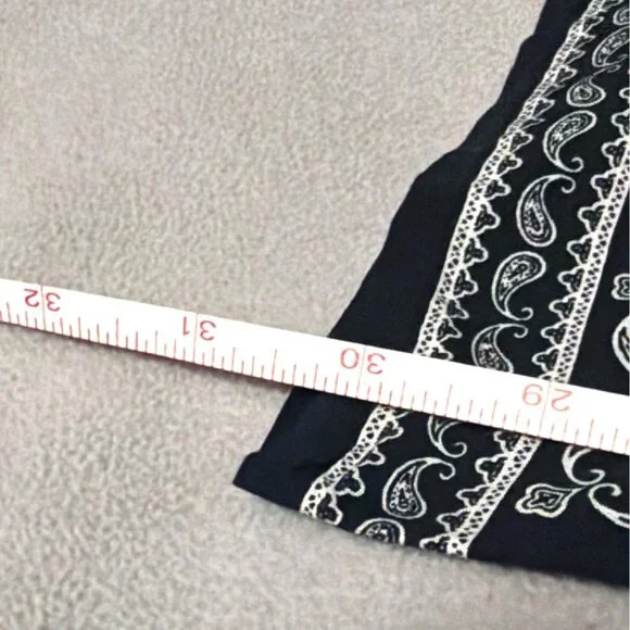 Sophie Max Womens Black & White Printed Pants Size M - Picture 7 of 7